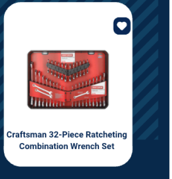 Craftsman 32-Piece Ratcheting Combination Wrench Set